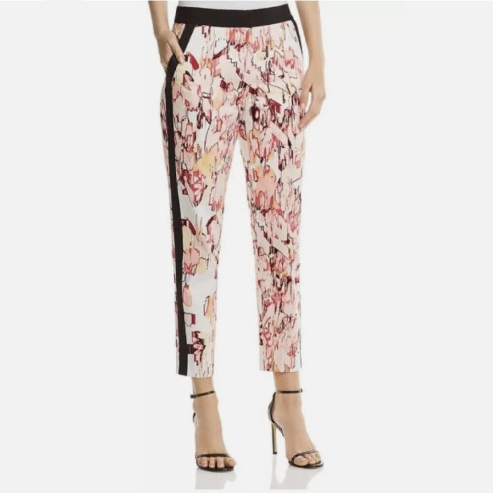 NWT Donna Karan New York Women's Printed Cotton Pants Size 4